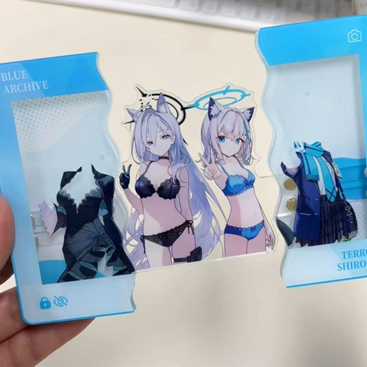Game%20Blue%20Archive%20Azur%20Lane%20IJN%20Taih%C5%8D%20Yozakura%20Kirara%20Cosplay%20Keychain%20Acrylic%20Keyring%20Key%20Chain%20Bag%20Accessories%20Ornament%20Props%20-%20Image%202