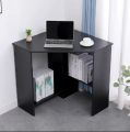 Compact Corner computer table workstation desk and study table for home office use. Customized product. 