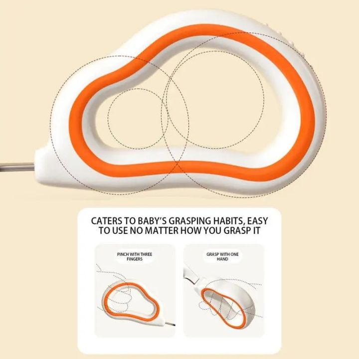 Nechibaby-%20316%20Stainless%20Steel%20Baby%20Cutlery%20Set%20For%20Self%20Feeding%20Baby%20Fork%20And%20Spoon%20Set%20With%20Silicone%20Handle%20Kids%20Silverware%20Spoons%20Forks%20-%20Image%206