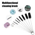 10PCS Cleaning Tattoo Tattoo Equipment Pipeline Cleaning Tools Pipe Brush Stainless Steel Cleaning Cup Brush Milk Bottle. 