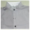 Men's Spring New Solid Color Simple Casual Korean Version Slim Fit Long Sleeve Shirt. 