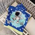 1 pc beach towel for Boys Girls boys Kids Hooded cartoon mermaid wrap swimming blanket children beach towel with essential hooded poncho. 