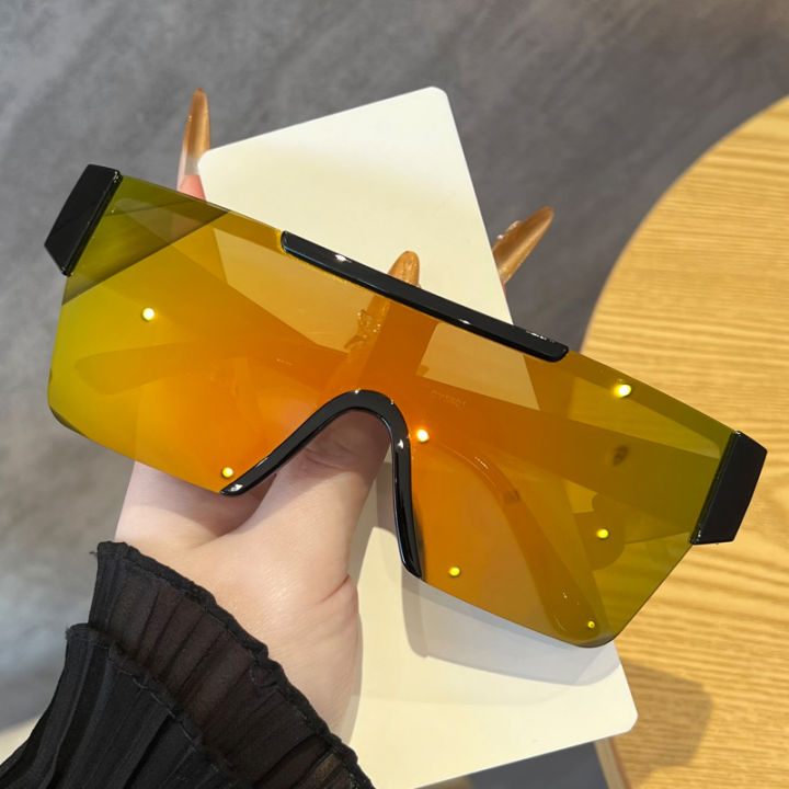 Car%20Sun%20Glasses%201pcs/5pcs%20Square%20Oversize%20Frame%20Sunglasses%20Women%20Simple%20Windproof%20Climbing%20Eyeglasses%20Driving%20Goggles%20Unisex%20-%20Image%205
