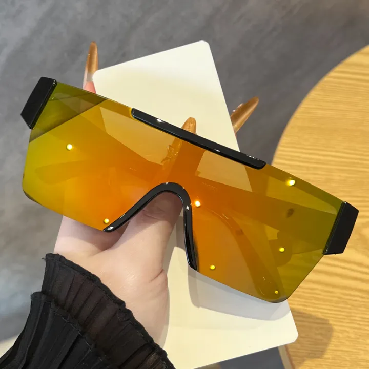 Car%20Sun%20Glasses%201pcs/5pcs%20Square%20Oversize%20Frame%20Sunglasses%20Women%20Simple%20Windproof%20Climbing%20Eyeglasses%20Driving%20Goggles%20Unisex%20-%20Image%205