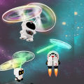 Mini Astronaut Drone Cartoon Spaceman Flying Robot Toys with USB Charging Hand Control Helicopter Toys for Kids Xmas Gift. 
