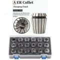 ER11 ER16 ER20 ER25 ER32 Set ER Spring Collet Chuck 0.015 0.008mm for CNC Milling Tool Holder Engraving Machine Lathe A Grade AA.