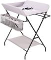 Baby Nappy Changing Table | Baby Massage Table with Wheels, Adjustable Height Folding Portable Baby Shower Table Dressing Table, with Clothes & Storage Rack for Infant,Gray Standard Models | INeedz CCS 125. 