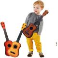 Guitar Toys for Kids Fully Functional 4 String Classical Wooden Big Size Guitar Toy/ Musical Acoustic Guitar with Adjustable Tunning Knob/ Guitar Instrument Play Set for Kids. 