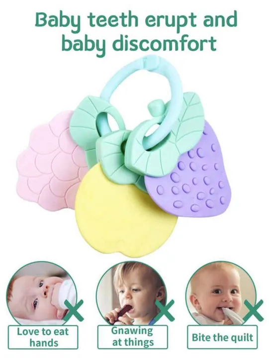 Baby%20Fruit%20Style%20Soft%20%20Rattle%20Teether%20Toy%20Kid%20Newborn%20Chews%20Food%20Grade%20Silicone%20Teethers%20Infant%20Training%20Bed%20Toy%20Chew%20Toys%20-%20Image%203