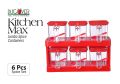 Discover KITCHEN MAX condiments & spice rack with 6pcs jars & spoon 650ml.. 