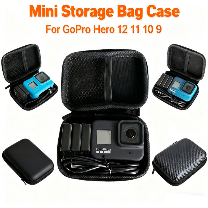 Sport Camera Portable Storage Case for GoPro Hero 13 12 11 10 9 8 SJCAM ...