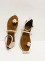 Girls Diamond Cut Flat Shoes with Back Chain - Latest Fashion Trendy Design. 