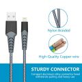 įPhone Charger Lightning Cable 2.5 Meters MFi Certified Nylon Braided iPhone Charger Cable Cord for íPhone 13 12 11 Pro M ax XS XR 8 Plus 7 Plus 6s Plus 5S SE íPad Pro íPad. 
