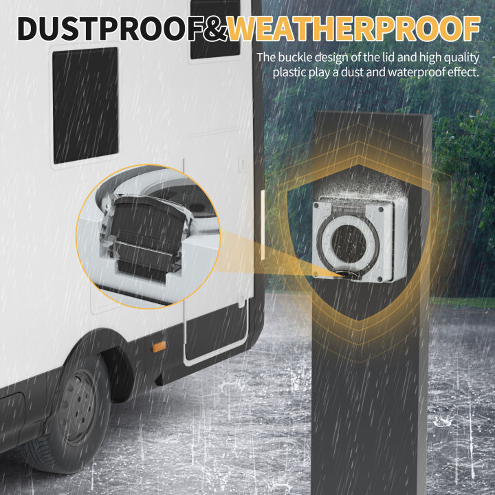 DaierTek%2050%20Amp%20RV%20Outlet%20Box%20125/250V%20NEMA%2014-50R%20RV%20Receptacle%20Weatherproof%20Electrical%20Power%20Outlet%20Panel%20for%20RV%20Camper%20Traile%20-%20Image%206