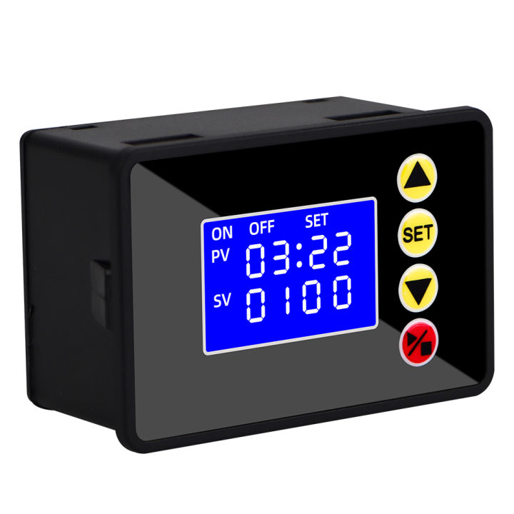 AC 110-220V DC 12V 24V LCD Digital Display Microcomputer Time ...