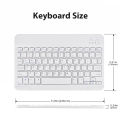 For Android Ios Windows Extra Long Standby Bluetooth Wireless Keyboard Pink Multilingual Tablet Keyboard And Mouse Accessories. 