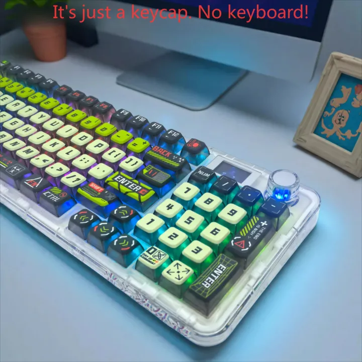 Pudding%20Keycap%20Apocalypse%20Biochemical%20Four%20Sided%20Transparent%20PBT%20125%20Keys%20for%2061%2068%2075%2084%2087%2089%2096%2098%20100%20Mechanical%20Keyboard%20-%20Image%203