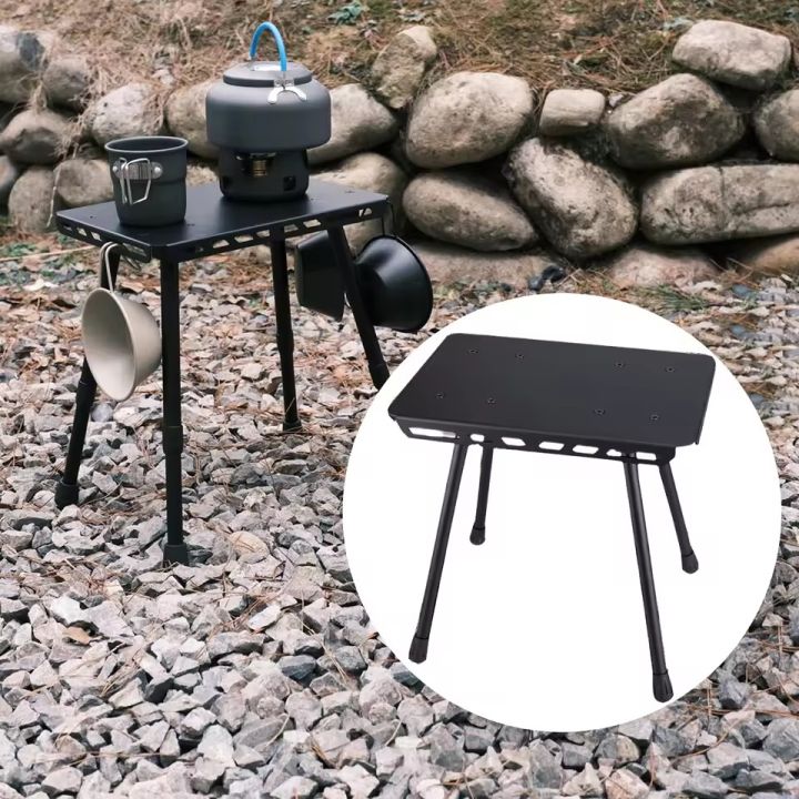 Double Use Table Outdoor Table And Chair Dual-Use Table, Liftable Portable Stool Outdoor ...