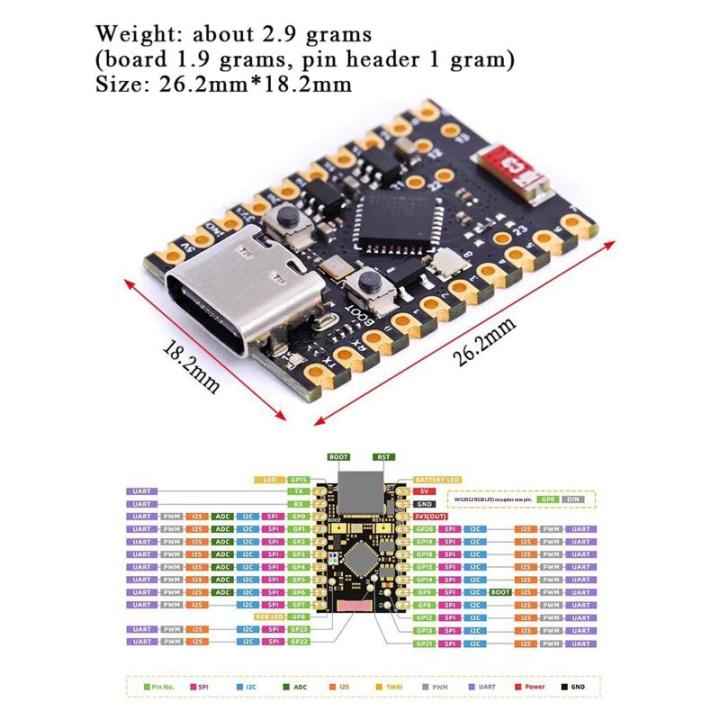 ESP32-C6 SuperMini Development Board Microcontroller Programming ...