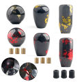 Racing Universal Forged Fiber Gear Shift Knob Cylindrical And Spherical Shift Knob For Most Car Decorations Accessories. 