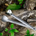 Tiartisan Ultralight Titanium Spoon Spork Long Handle Tableware Outdoor Camping Portable Matte Polished Dinner Cutlery.