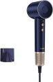 Laifen Hair Dryer, Negative Ionic Blow Dryer with 110, 000 RPM Brushless Motor for Fast Drying, High-Speed Low Noise Thermo-Control Hairdryer with Magnetic Nozzle, for Home, Travel(Golden Blue). 