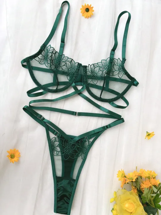High-End%20Floral%20Embroidered%20Underwire%20Bra%20Set,%20Women's%20Mesh%20Unlined%20Bra%20+%20Panties%20-%20Image%206