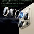 for Xiaomi Redmi Note 14 Pro Plus 5G Camera Protector Ring Aluminium and Tempered Glass. 