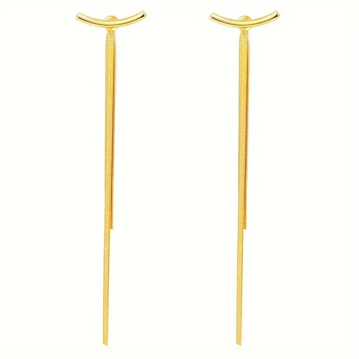 Long%20Snake%20Chain%20Earrings%20for%20Women%20Golden%20Glossy%20Arc%20Geometric%20Statement%20Minimalist%20Fashion%20Jewelry%20Gifts%20-%20Image%204