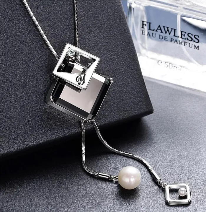 Fashion%20Collier%20Femme%20Gray%20Long%20Crystal%20Necklaces&Pendants%20for%20Women%20Round%20Statement%20Necklace%20Maxi%20Colar%20Chain%20Jewelry%20-%20Image%206