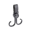 Double Hook Load-bearing Sturdy and Durable 360 Degree Rotating Adjustable Hook and Loop Fasteners Baby Stroller Accessories.