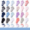 6 Pairs 0-5 Years Old Non-Slip Kids Socks with Grip Little Girls Boys Ankle Socks Infants Toddlers Children Floor Socks. 