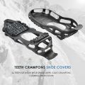 24 Teeth Spikes Ice Gripper Fishing Climbing Ice Crampons Snow Anti Slip Shoe Cover for Footwear. 