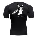 Angel Graphic Athletic Quick Dry Tshirts for Men Christian Gym Workout Running Compression Shirt Undershirt Tees Tops Activewear.