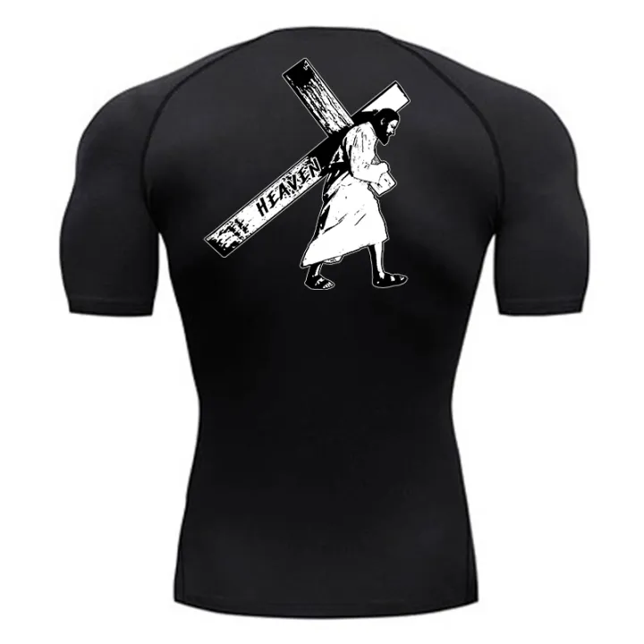 Angel%20Graphic%20Athletic%20Quick%20Dry%20Tshirts%20for%20Men%20Christian%20Gym%20Workout%20Running%20Compression%20Shirt%20Undershirt%20Tees%20Tops%20Activewear%20-%20Image%205