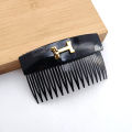 Solid Color Frosted Hair Comb Plastic Teeth Inserted Comb Fixed Combs Invisible Extra Hair Holder Fixed Combs. 