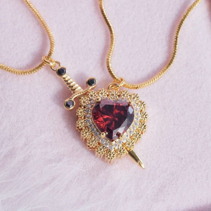 Snow%20White%20and%20The%20Huntsman%20Couple%20Heart%20and%20Sword%20Pendant%20Necklace%20for%20Women%20Romantic%20Wedding%20Valentine's%20Day%20Jewelry%20s%20-%20Image%203