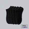 3/5/6 Pairs of Women's/men's Boat Socks Invisible Low Cut Anti Slip Summer No Show Ankle Socks Solid Color Casual Breathable. 