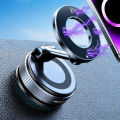 Folding Strong Magnet Magnetic Phone Holder 360° Rotation Desk Car Vacuum Suction Windshield Dashboard Mobile Holder. 