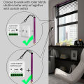 Wifi Smart Curtain Switch Module Tuya Smart Life Alexa Google Roller Blinds Shades Rolling Garage Door Projector AC 100-240V. 