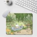 Green Plant Desk Mat Cute Kawaii Mousepad Small Office Computer Desk Mat Table Keyboard Big Mouse Pad Laptop Cushion Non-slip. 