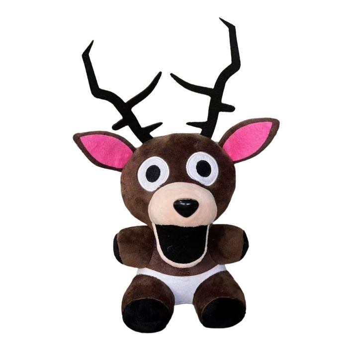18cm 99 Nights Cartoon In The Forest Deer Plush Toys Cotton Stuffed Doll Anime Animal for Kids Birthday  Halloween 
