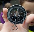 Premium Pocket Compass for Hiking Camping | Outdoor Survival Guide Tool.