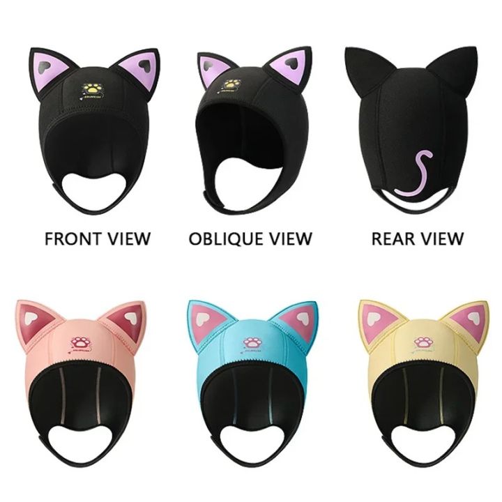 Cat%20Ears%20Diving%20Hood%203mm%20Neoprene%20Wetsuit%20Hood%20Cute%20Women%20Swim%20Cap%20for%20Surfing%20Snorkeling%20Water%20Sports%20Surf%20Diving%20Hat%20-%20Image%205