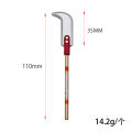 Simulated Zinc Alloy Shovel Knife Decoration for 1/10 1/8 RC Crawer Tracked Vehicle Axial SCX10 90046 D90 Rgt Traxxas Trx4.