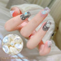 KANU 20PCS Retro Elegant Imitation Pearl Synthetic Irregular Resin Pearl Charms 3D Nail Art Decorations Accessories Crafts. 
