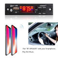 Kebidu Wireless Bluetooth 9V 12V MP3 WMA Decoder Board MP3 Player Car Audio USB TF FM Radio Module with Remote Control For Car.