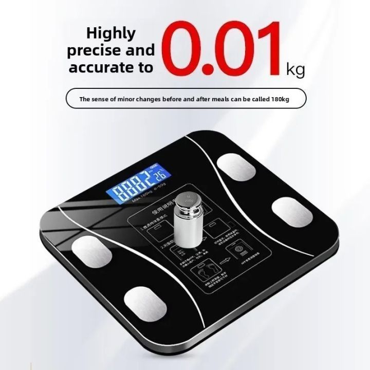 1Pcs%20USB%20Smart%20Body%20Fat%20Scale%20Rechargeable%20Digital%20Electronic%20Precise%20Weighing%20Balance%20With%20App%2013%20Metrics%20For%20Home%20Bathroom%20Gym%20-%20Image%204