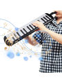 32 Keys Melodica Instrument Melodica Air Piano Keyboard with Soft Blow Pipe Blowing Nozzles Melodica Wind Instruments with Bag. 