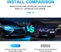 12v 150cm 180cm Flexible LED Car Universal Engine Hood Guide Decorative Light Bar Waterproof DRL LED Strip Daytime Running Light. 